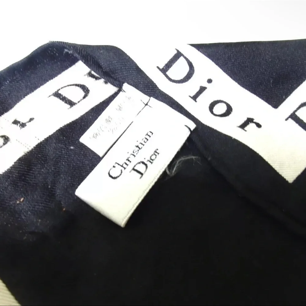 AUTH Christian Dior Silk Scarf